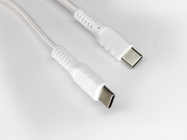 雙Type-C快充數(shù)據(jù)線，一體注塑成型設(shè)計(jì)，100W PD快充