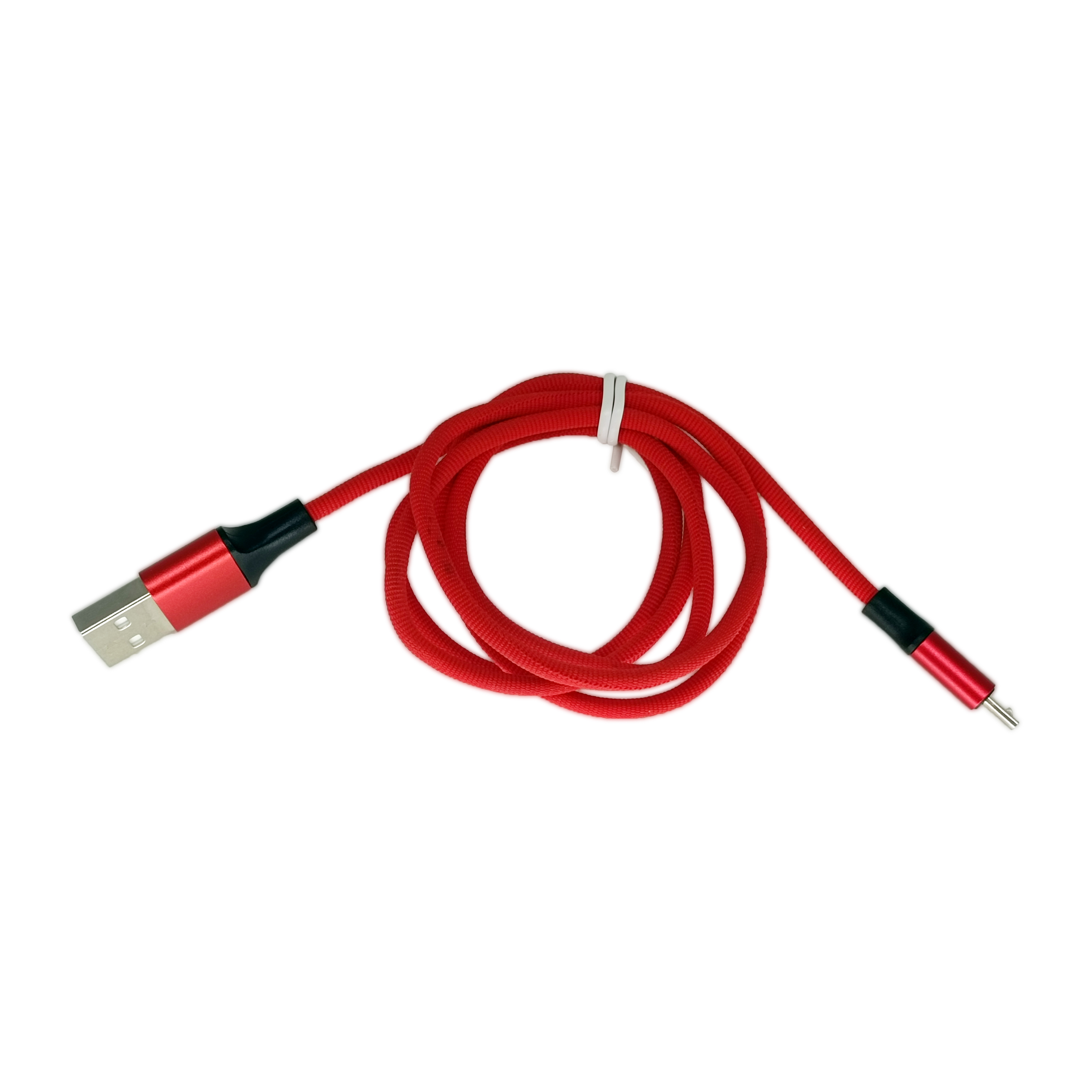 紅色布藝編織Micro數據線 紅色布藝編織Micro數據線